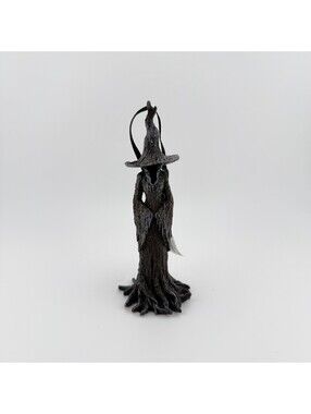 Cracker Barrel 2026 Bark Witch Ornament 5.25” Halloween Tree Witch NEW